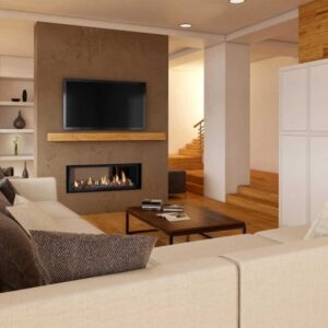 fireplace as a room divider