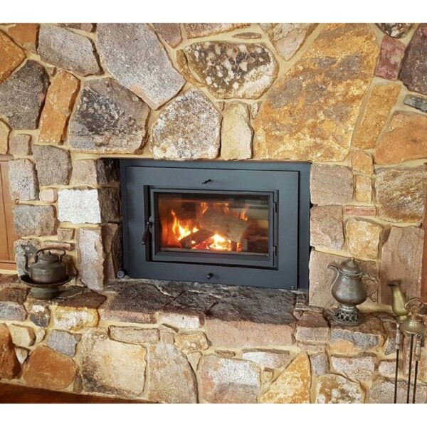 efficient wood burning fireplace