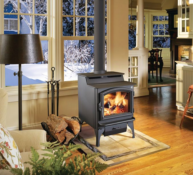 wood stove fireplace for winter