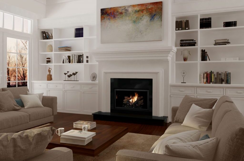 Fireplace for contemporary design