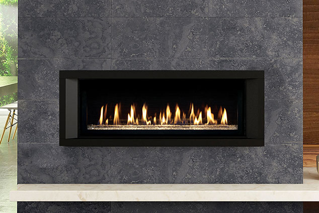 gas fireplace for winter