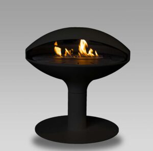 The Milai suspended fireplace