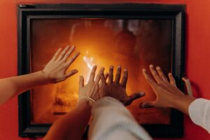 stop heatloss from fireplace